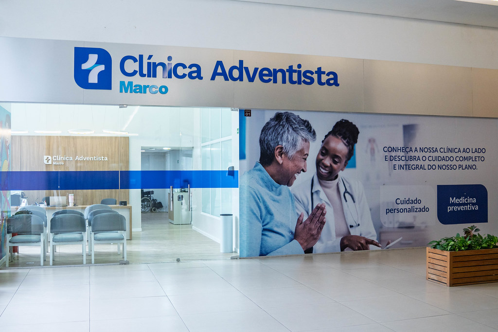 Fachada da Clínica Adventista Marco