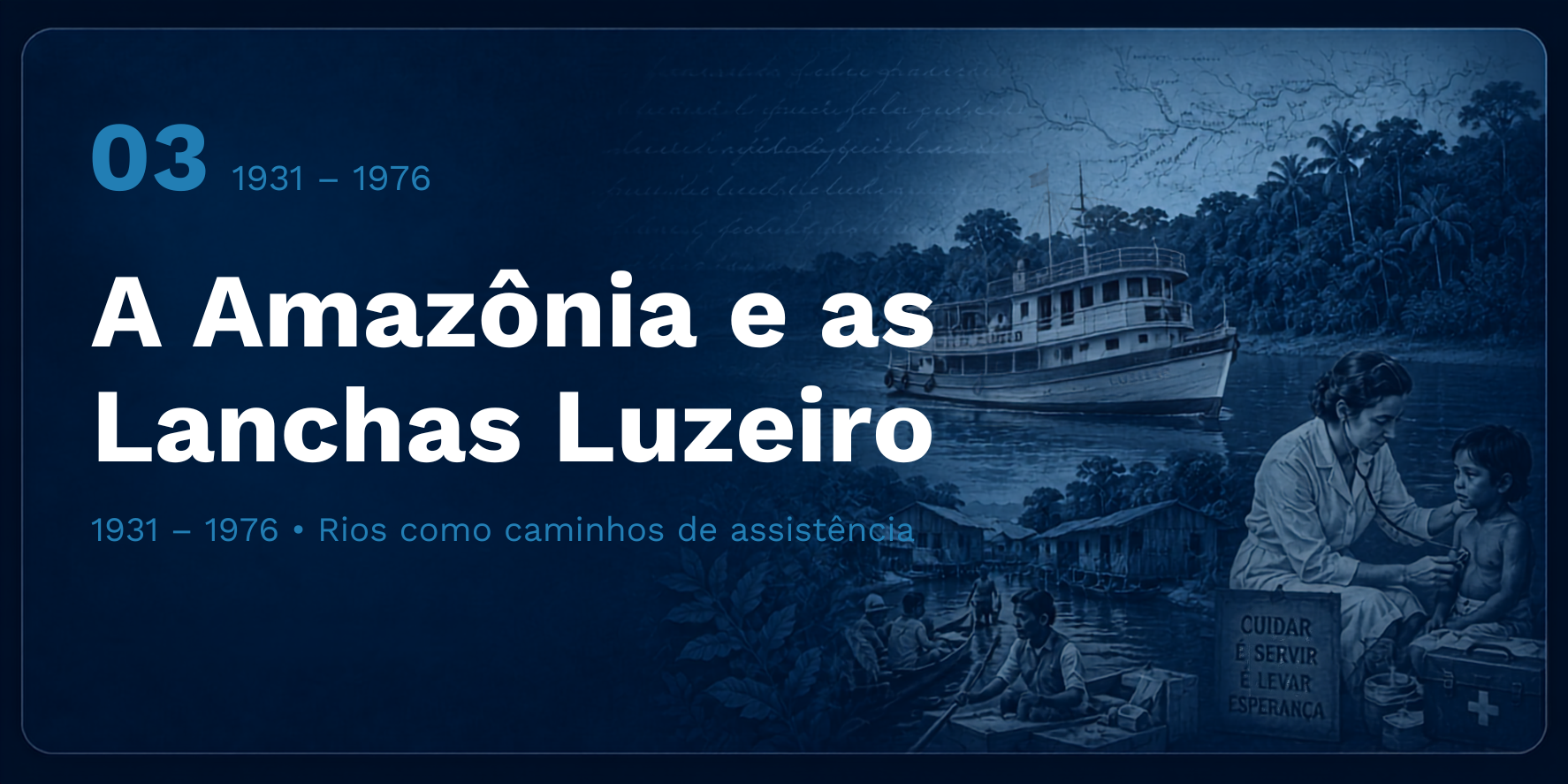 Capa do capítulo A Amazônia e as Lanchas Luzeiro (1931–1976)