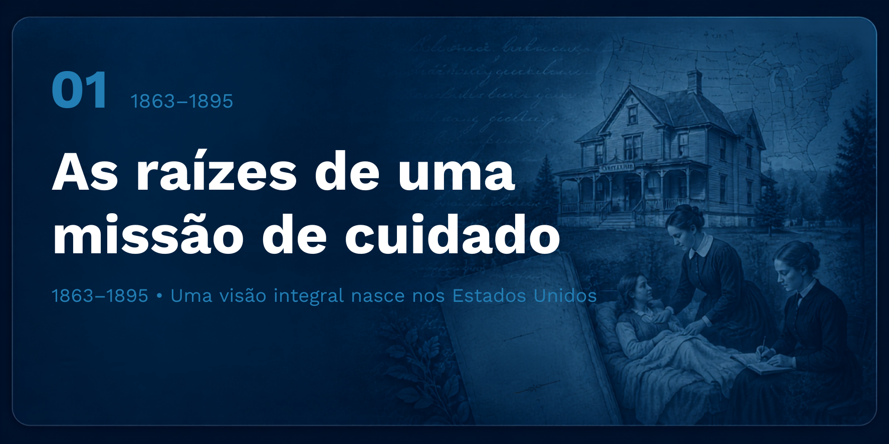 Capa do capítulo As raízes de uma missão de cuidado (1863–1895)