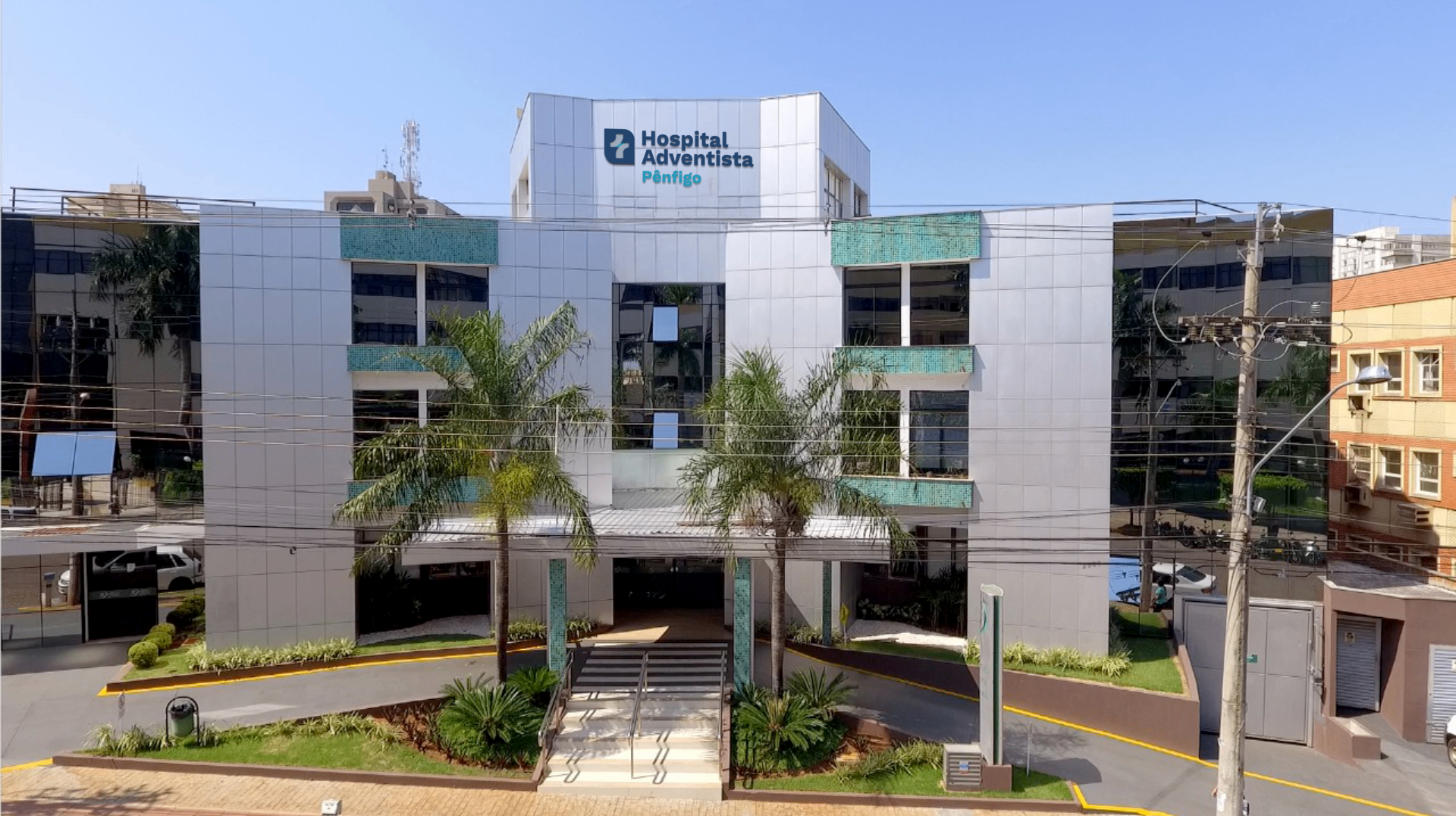 Fachada do Hospital Adventista Pênfigo